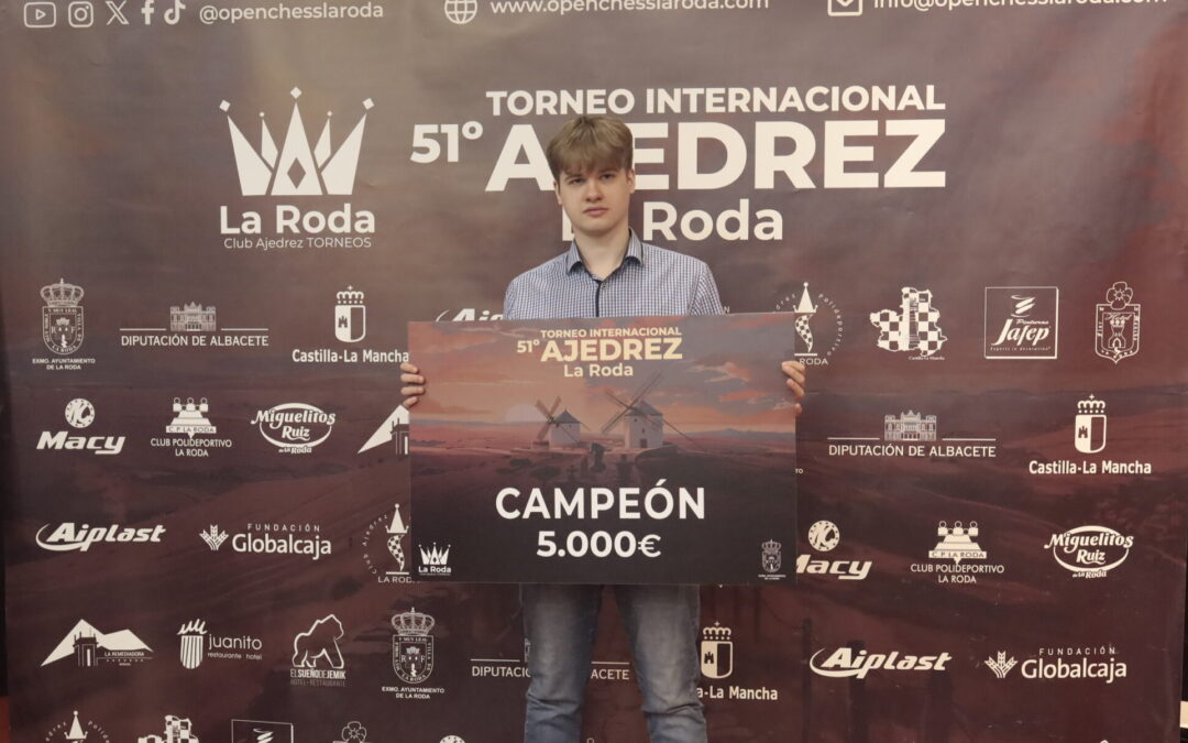 GM Gumularz ganador del 51º Torneo Internacional Ajedrez La Roda