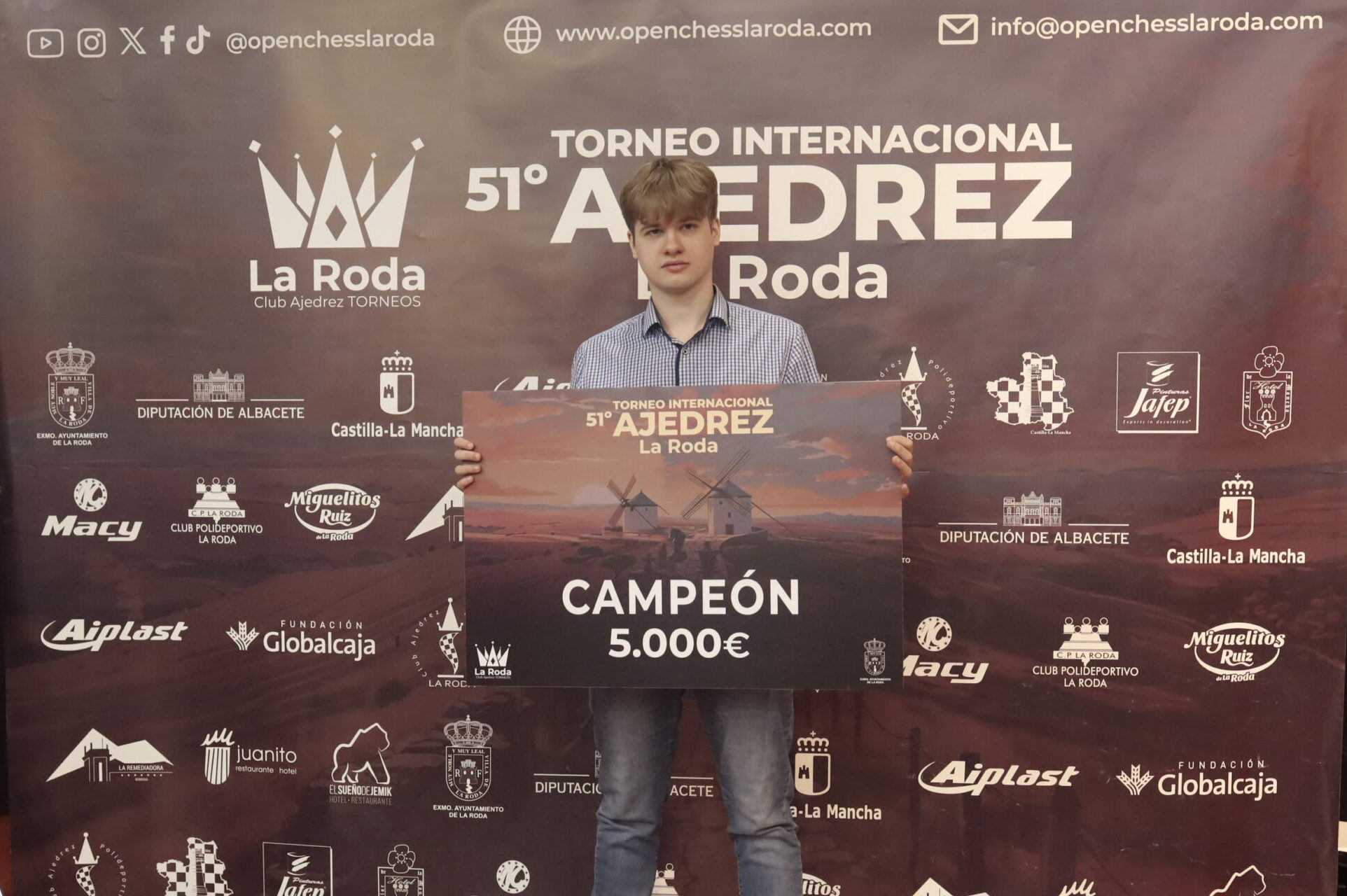 GM Gumularz ganador del 51º Torneo Internacional Ajedrez La Roda - Open ...